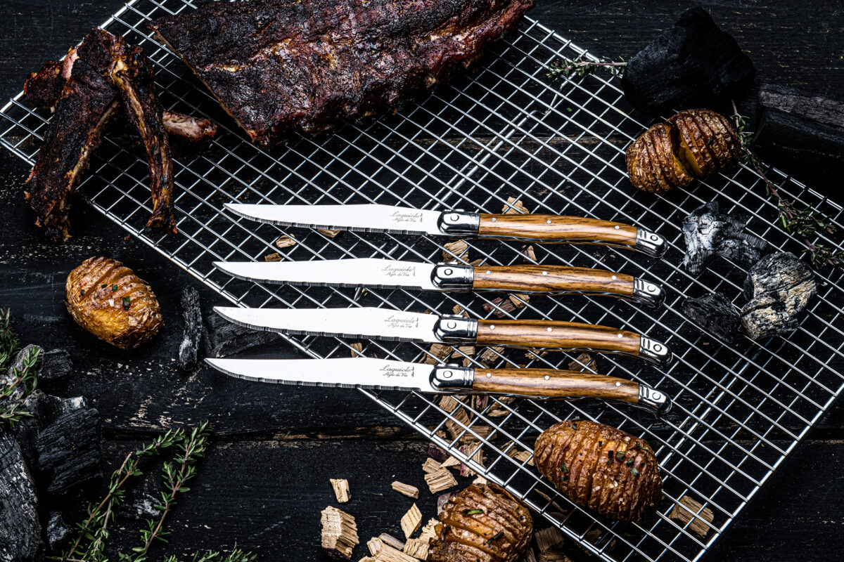 Premium Line Steakmesser wood ABS