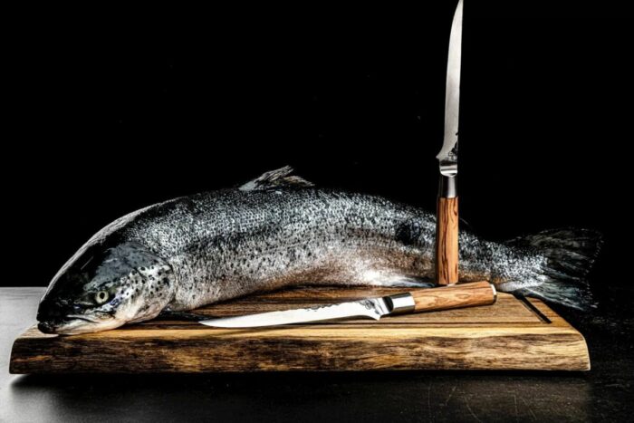 Fischfiletiermesser handgeschmiedet - Forged Olive – Bild 5