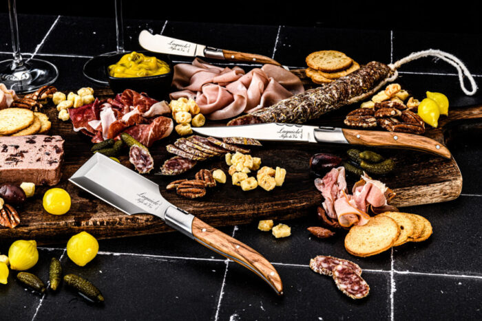 Charcuterie-Set, 3-teilig olive