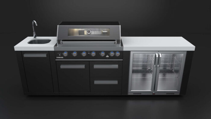 Flambierbar.de by Röckl Küchen - Outdoorküche NEO Black Steel von EVERDURE