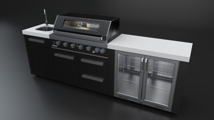Flambierbar.de by Röckl Küchen - Outdoorküche NEO Black Steel von EVERDURE