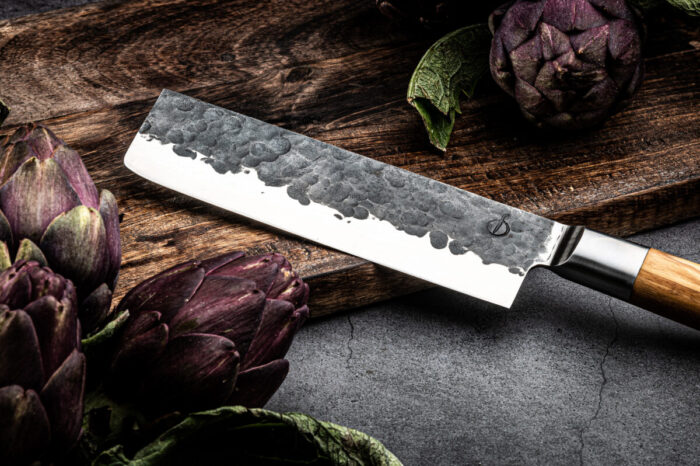 Hackbeil handgeschmiedet - Forged Olive – Bild 7