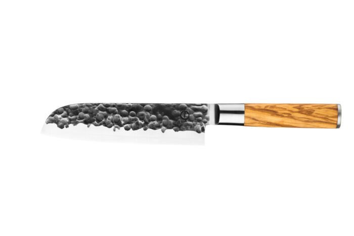 Santokumesser 18 cm handgeschmiedet - Forged Olive – Bild 2