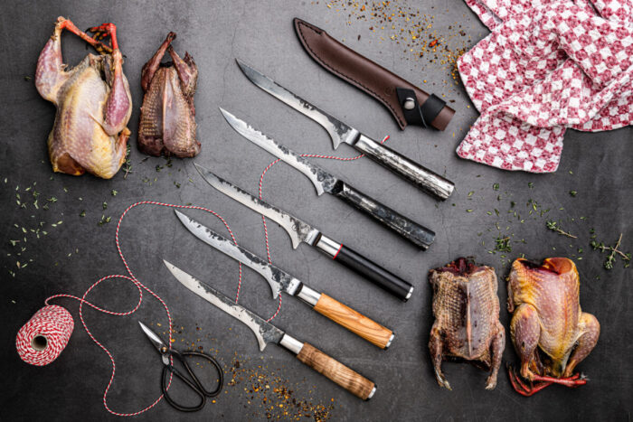 Ausbeinmesser handgeschmiedet - Forged Olive – Bild 5