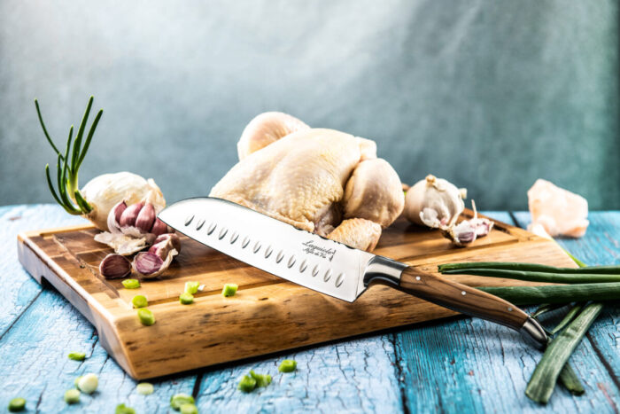 Santokumesser Olivenholzgriff - Laguiole Luxury