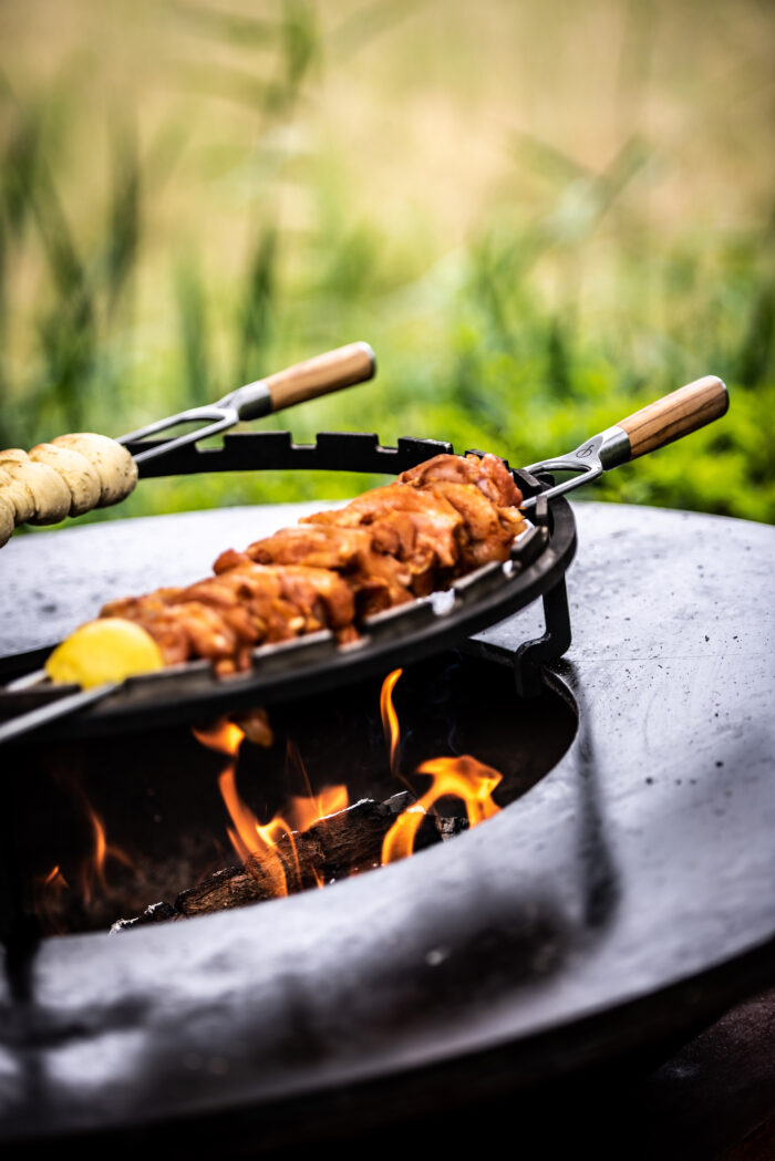 OLSkewF60 Gabelspieß Churrasco Forged Olive