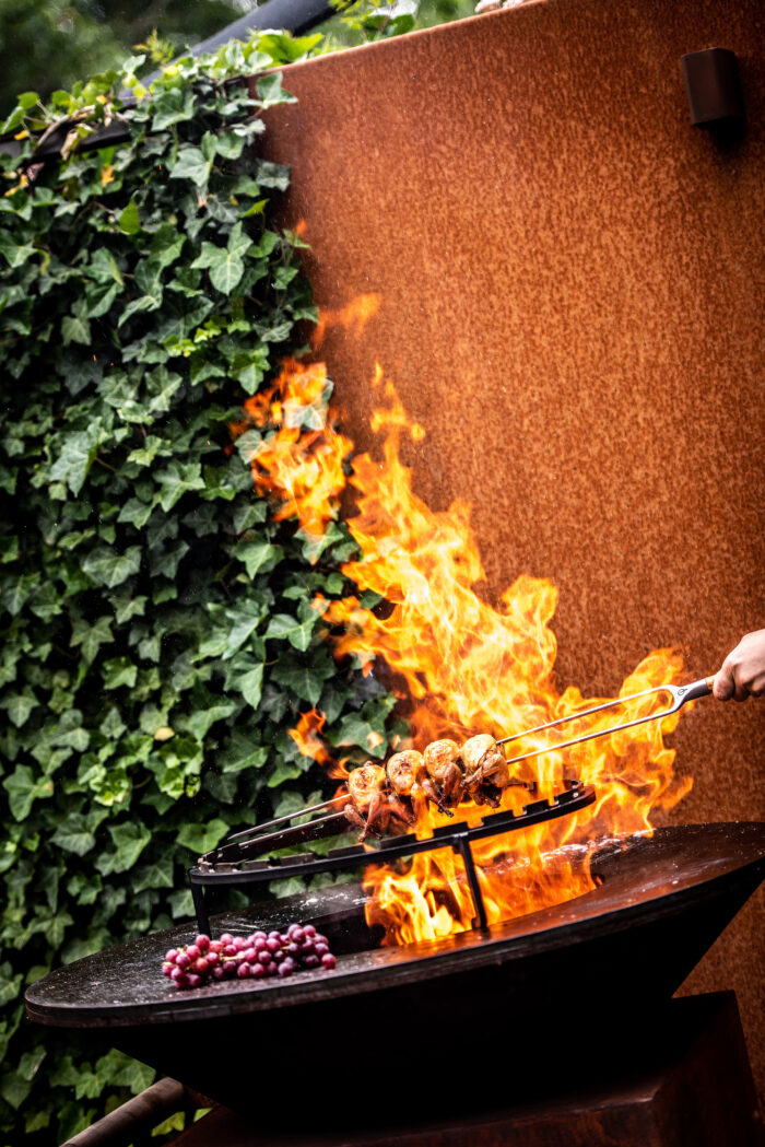 OLSkewF60 Gabelspieß Churrasco Forged Olive