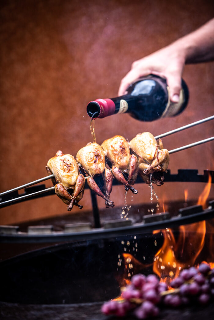 OLSkewF60 Gabelspieß Churrasco Forged Olive