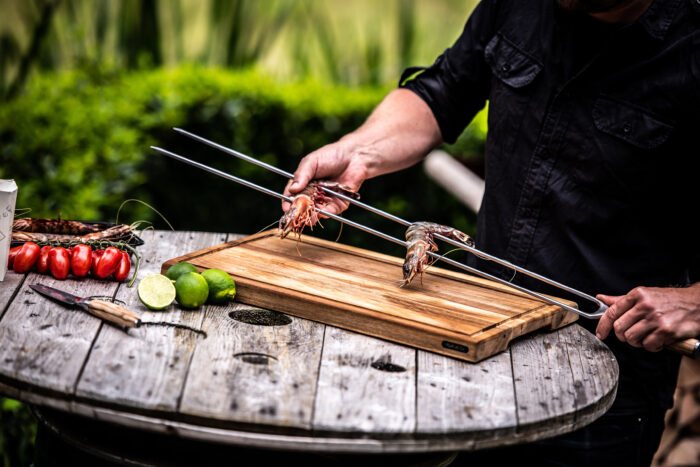 OLSkewF60 Gabelspieß Churrasco Forged Olive