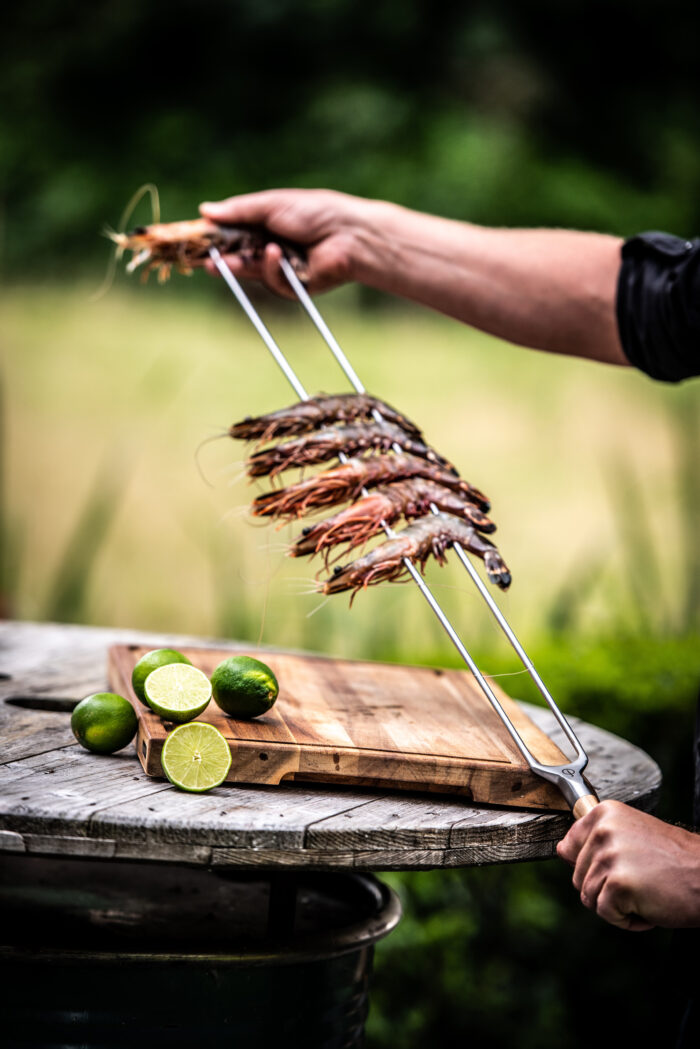 OLSkewF60 Gabelspieß Churrasco Forged Olive
