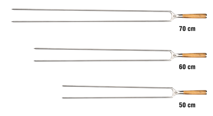 OLSkewF60 Gabelspieß Churrasco Forged Olive